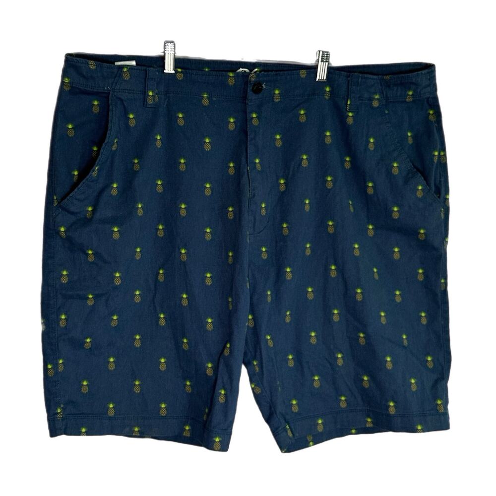C22 Plugg Men’s Blue Shorts with Pineapples, Size 46